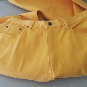 EZ Street~Mens~Size 30~Carpenter Denim Jeans~SafetyOrange~7 Pockets Tool Bar~NEW